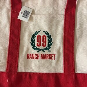 99 Ranch Red Mini Tote Bag with Logo